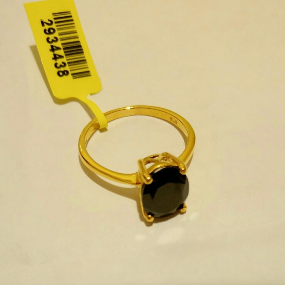 Thai Black Spinel Solitaire - Picture 2 of 3